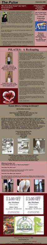 Pulse Pilates Newsletter