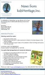 Kids Heritage Promotional E-mail